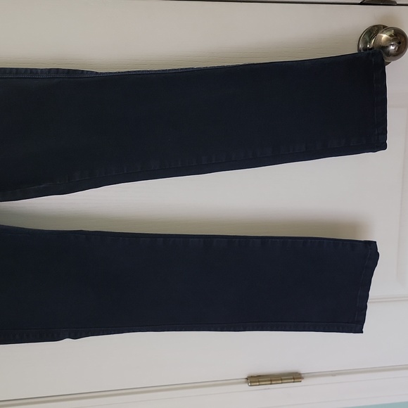 7 For All Mankind Kimmie Straight Leg Jeans Size 28 Dark Blue Denim Stretch - Picture 3 of 6